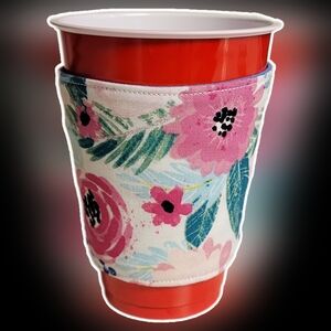 Floral Homemade Coffee Drink Sleeve